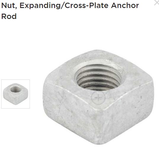 Nut for exp_Cross plate